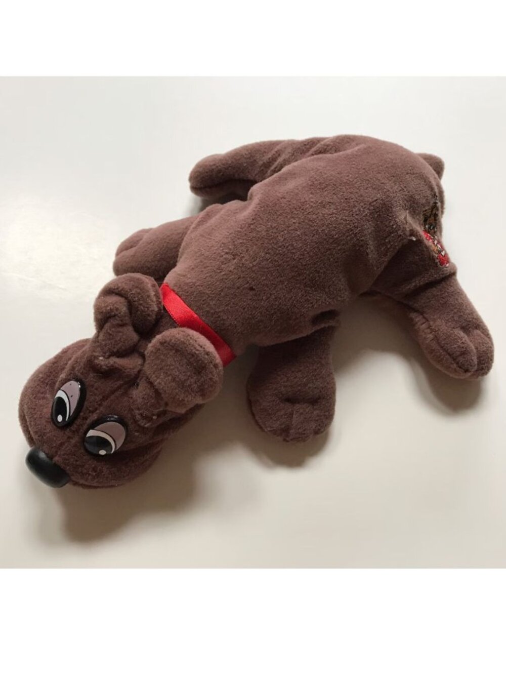 1980s Pound Puppies Irwin Mini Plush Dog Brown Stuffed Animal Kids Toy